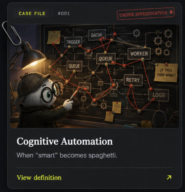 Cognitive Automation Dictionairee case file